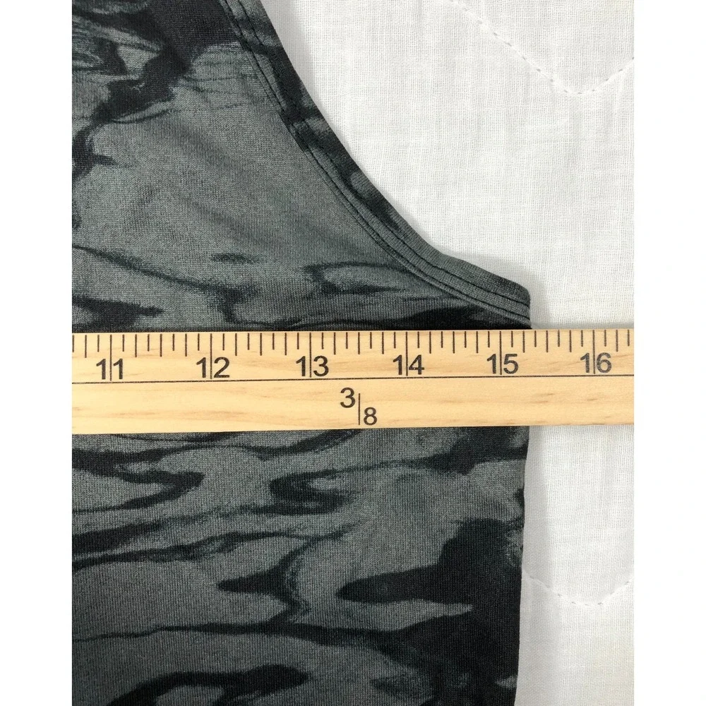 Nike Tank Top Women's Size Small Gray Black Dri Fit Regular Fit Athletic Workout - Picture 9 of 10